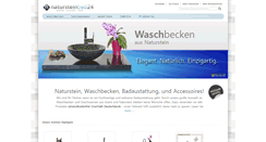 Desktop Screenshot of natursteinbad24.de