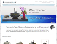 Tablet Screenshot of natursteinbad24.de